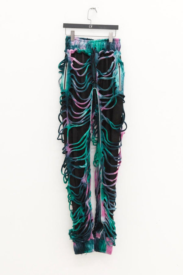 WINDOWSEN distressed printed sweatpants SS22P010MT